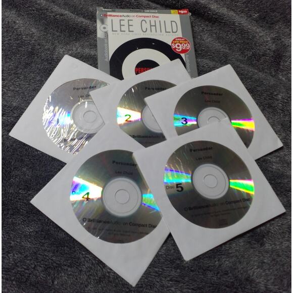 Lee Child Persuader Audiobook CD Abridged Dick Hill Brilliance Audio - Picture 2 of 3